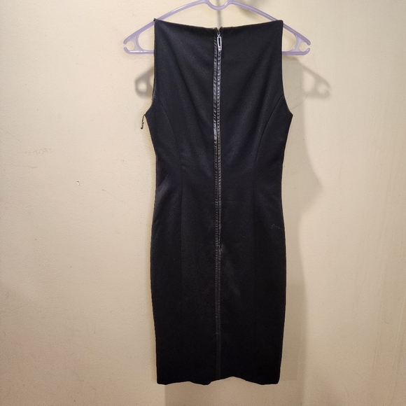 Amanda Wakeley Black Fitted Bodycon Sleevesless Dress size 6 - Picture 7 of 12